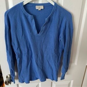 BLUE Long Sleeve Top